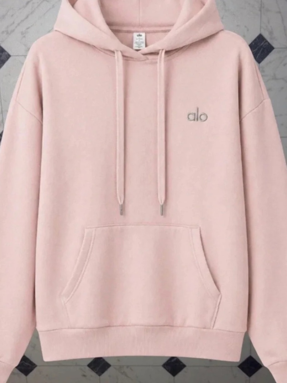 NWT Alo Yoga Accolade Ballet Pink Hoodie